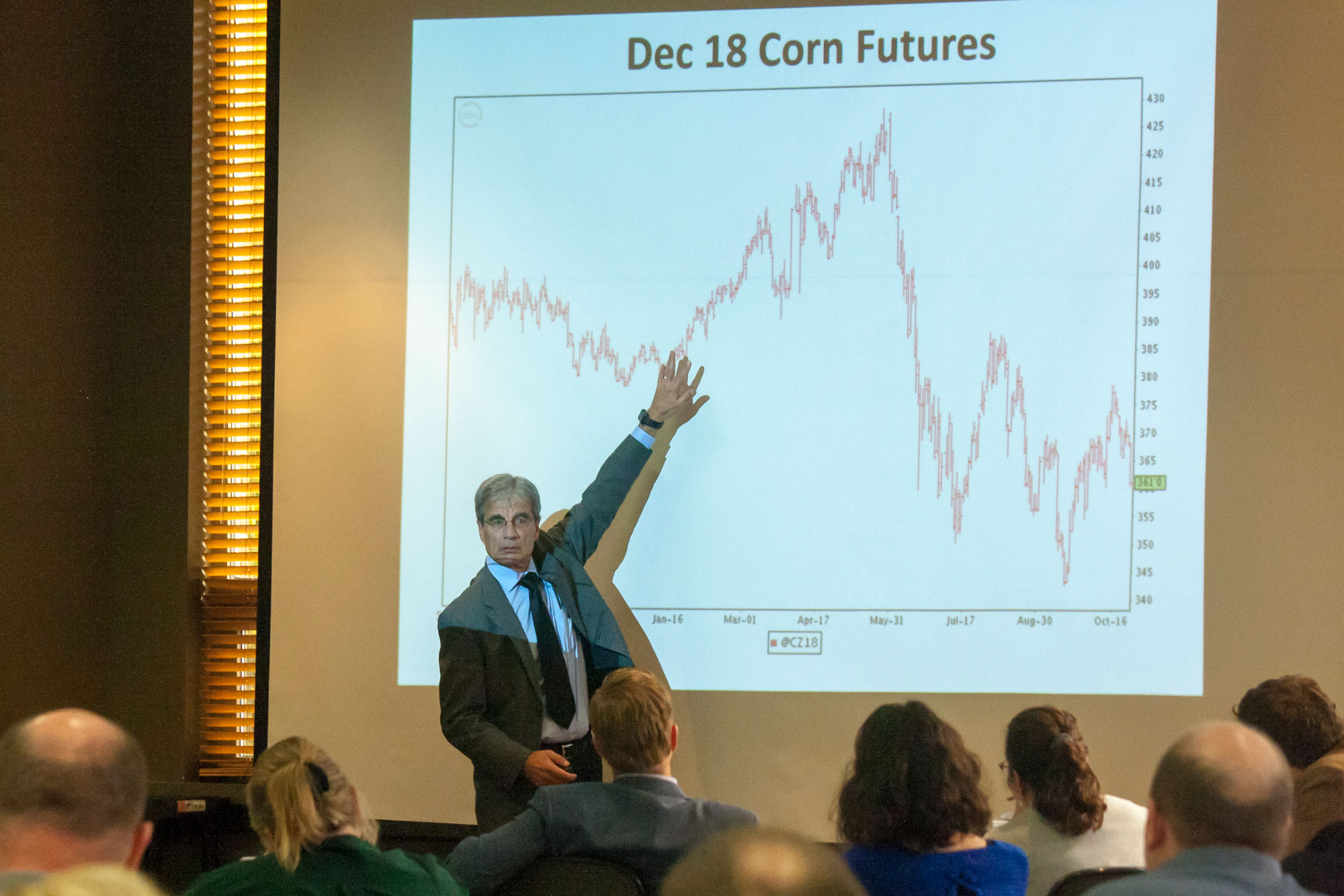 Jim Hilker at the Michigan Agricultural Credit Conference
