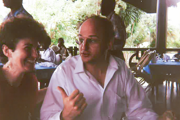 Thomas Reardon on a research trip in Abidjan, in 1993