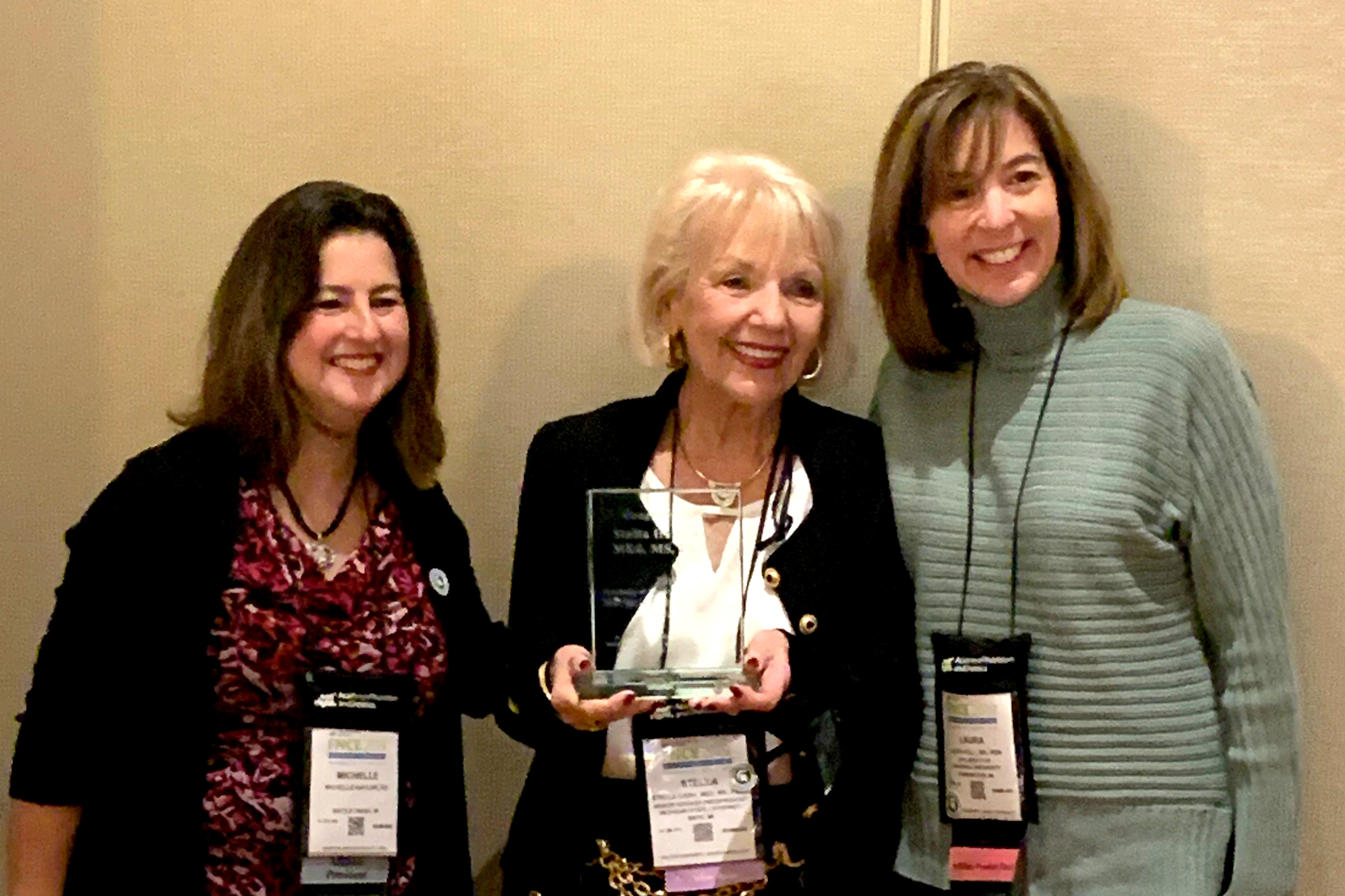 Stella H. Cash received the Academy of Nutrition and Dietetics 2019 Marjorie Hulsizer Copher Award