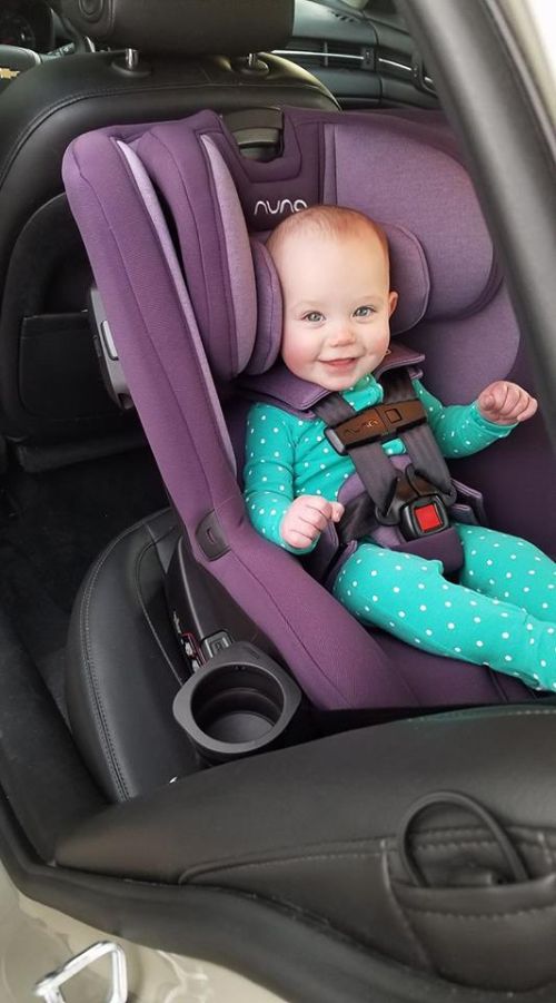 Rear-facing child restraints include infant only car seats and convertible car seats. Photo by Becca Peterson.