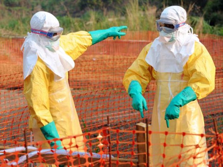 Ebola is spread by direct contact with a sick person’s blood or body fluids. It is also spread by contact with contaminated objects or infected animals.