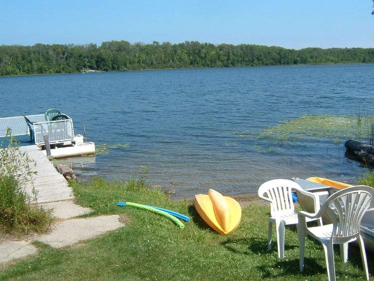 Swimming beach on a private lakefront property. Photo credit: Jane Herbert