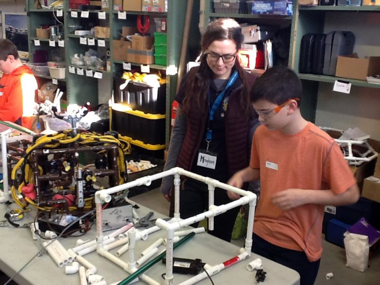 Building an underwater remotely operated vehicle (ROV) requires the use of mathematics and computational thinking.