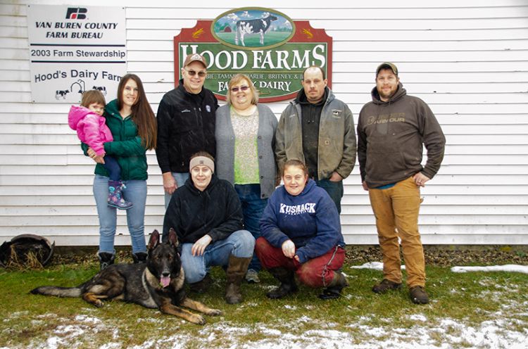 Hood Family at farm