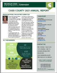 Cass County Annual Report 2021 cover
