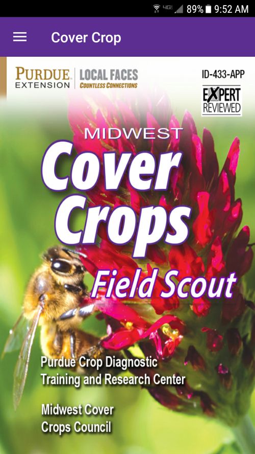 Midwest Cover Crops Field Scout mobile application