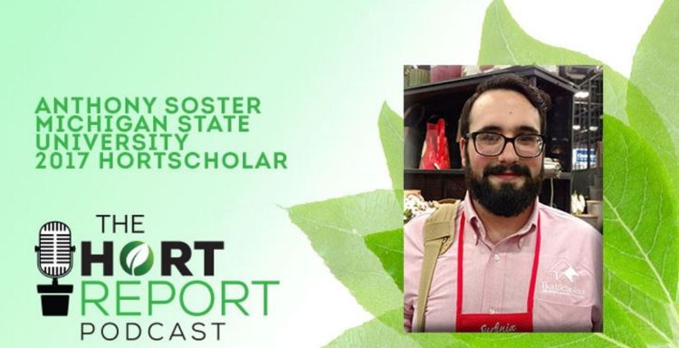 MSU Horticulture Student Anthony Soster