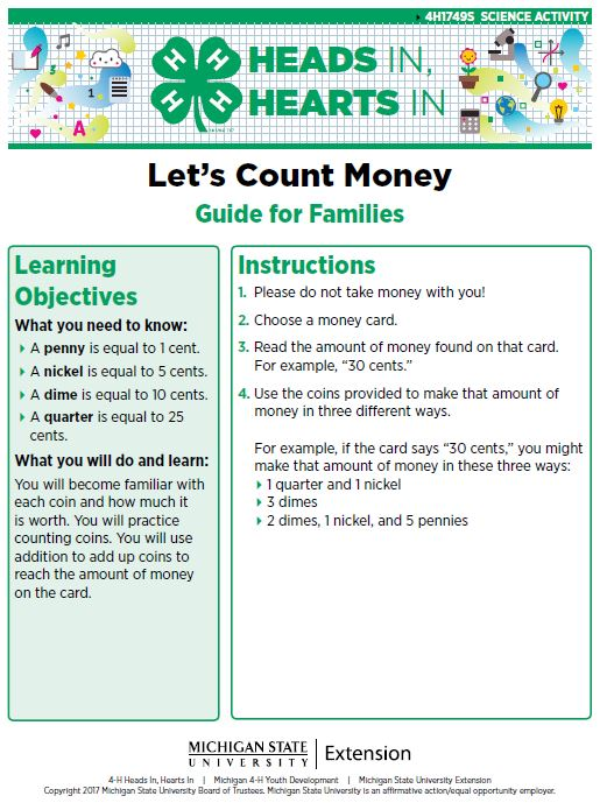 Let's Count Money cover page.