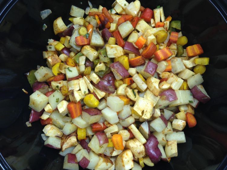 Many different kinds of vegetables can be used to make a roasted vegetable medley throughout the year.