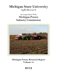 2012 Michigan Potato Research Report