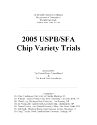 2005 USPB/SFA Chip Variety Trials