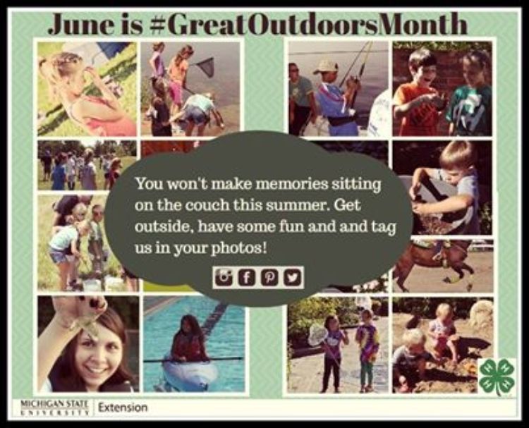 Spend some time outside in June - it's Great Outdoors Month! Photo credit: ANR Communications | MSU Extension