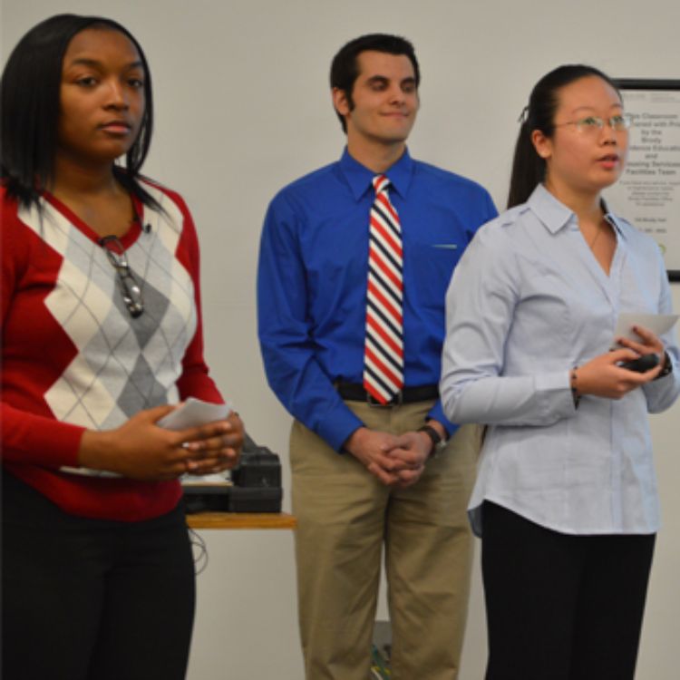 Urban & Regional Planning students that participated in the 2014 Planning Practicum course present their project