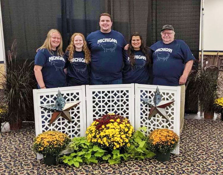 Michigan team at the Junior Dairy Management Contest
