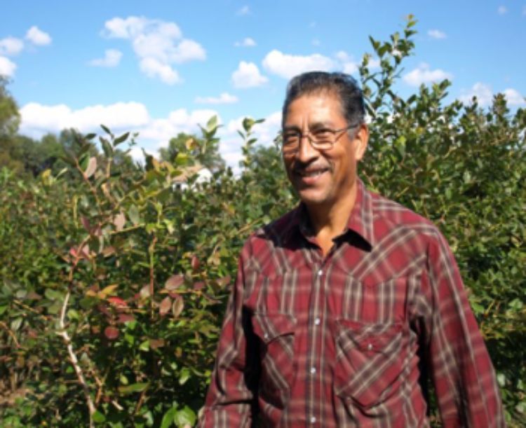 Pedro Bautista is a successful blueberry grower in Van Buren County. Photo courtesy of Patty Cantrell.