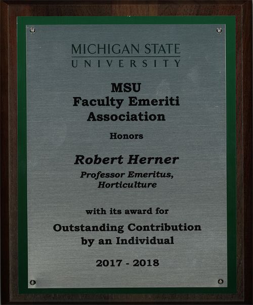 Dr. Herner's Award