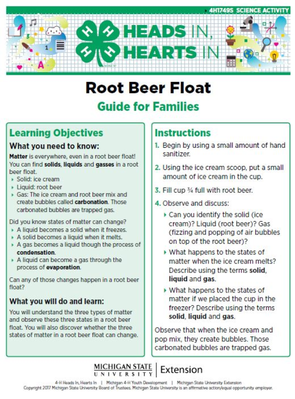 Root Beer Float cover page.