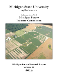 2014 Michigan Potato Research Report