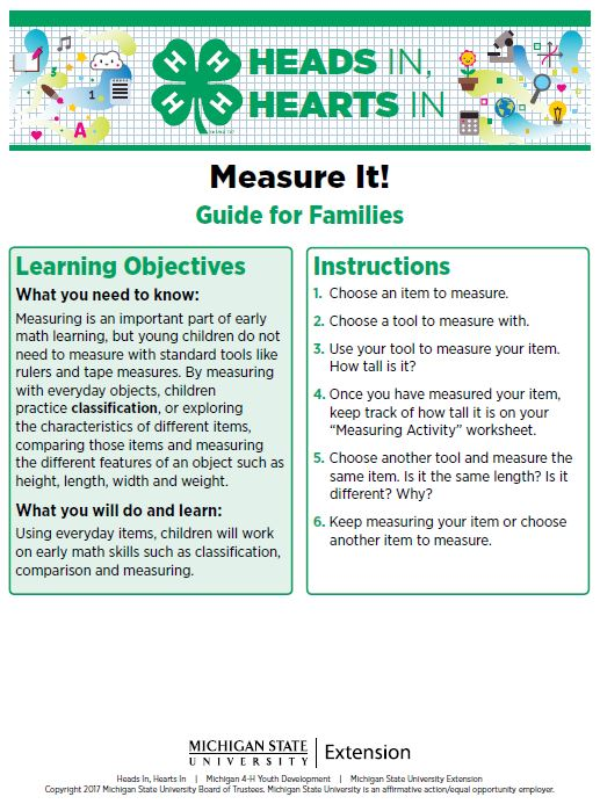 Measure It! cover page