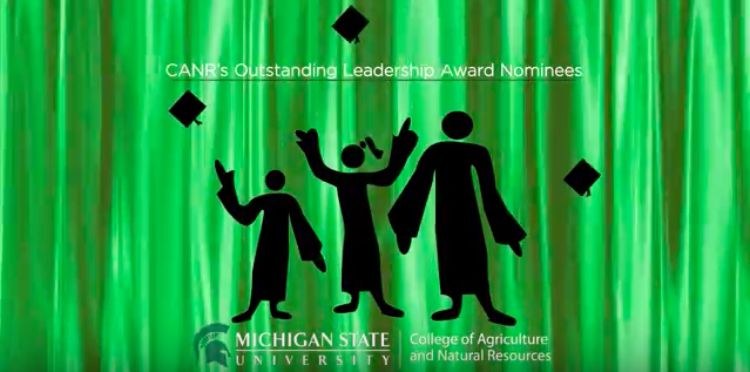 CANR Outstanding Student Leadership Award nominees