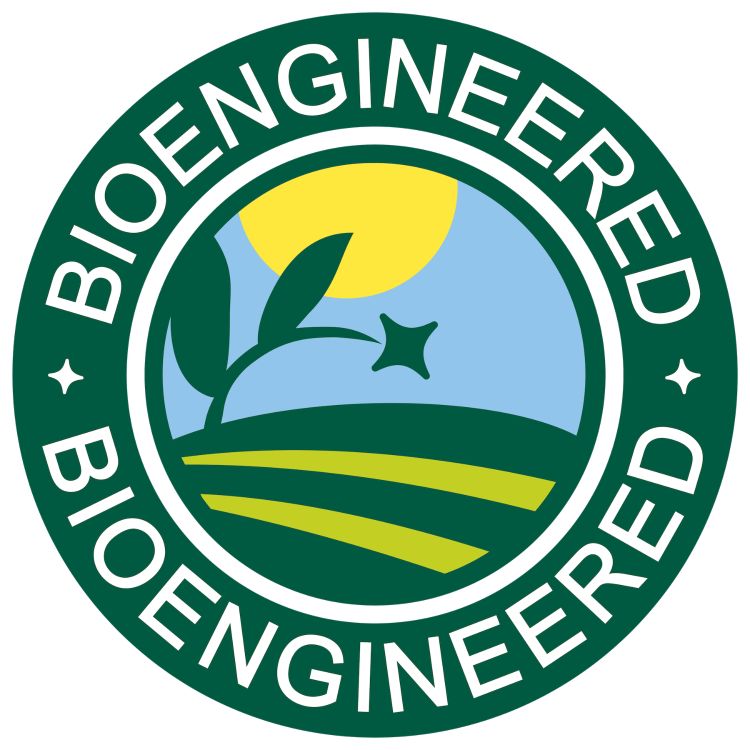 USDA bionengineered logo.