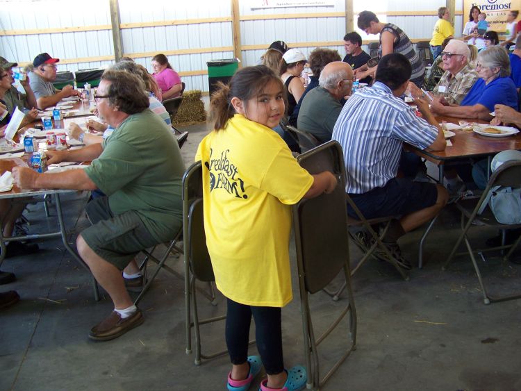 Young BOTF volunteer at Wheeler Dairy. Photo credit: Mary Dunckel