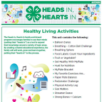 Healthy Living Activities cover page.