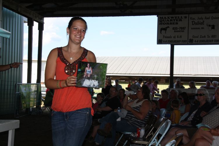 MSU Extension worked with MDARD to create guidelines allowing market bird projects to be sold at fairs in an alternative way. Though birds were not permitted on site, members provided pictures of their birds for buyers to view as they cast their bids.