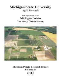 2016 Michigan Potato Research Report
