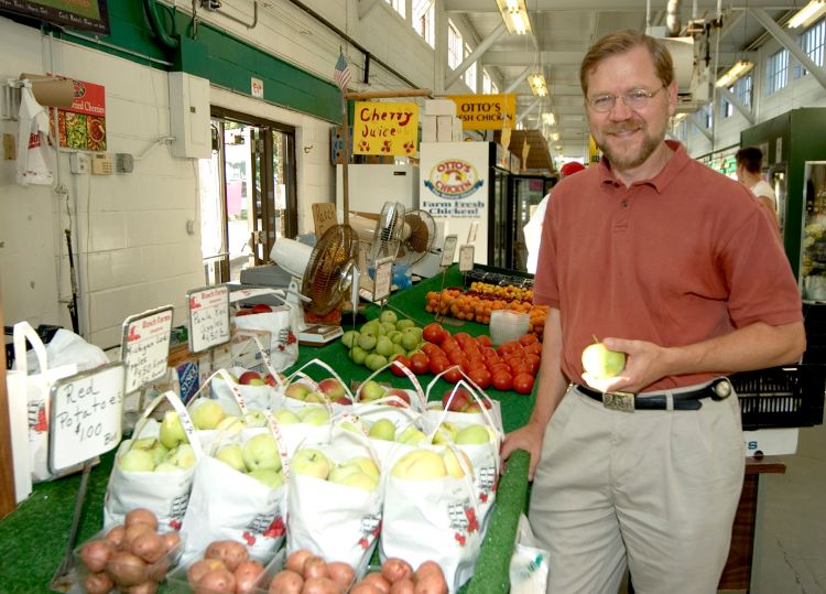 Mike Hamm is developing a system of local food hubs in order to provide greater local access to food raised in the community.