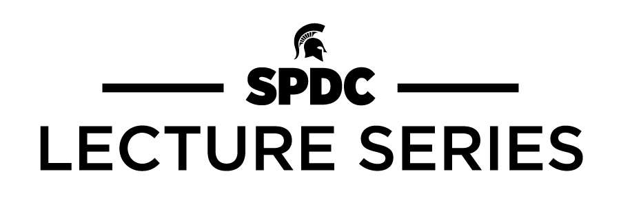 SPDC Lecture Series graphic element.