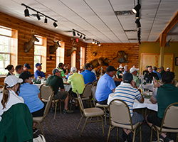 Golf outing luncheon.
