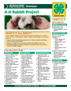 MI 4-H Rabbit Project Snapshot