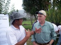 Dr. Kelly with colleague Angel Murillo in Ecuador.