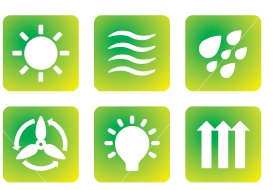 Symbols for energy conservation.
