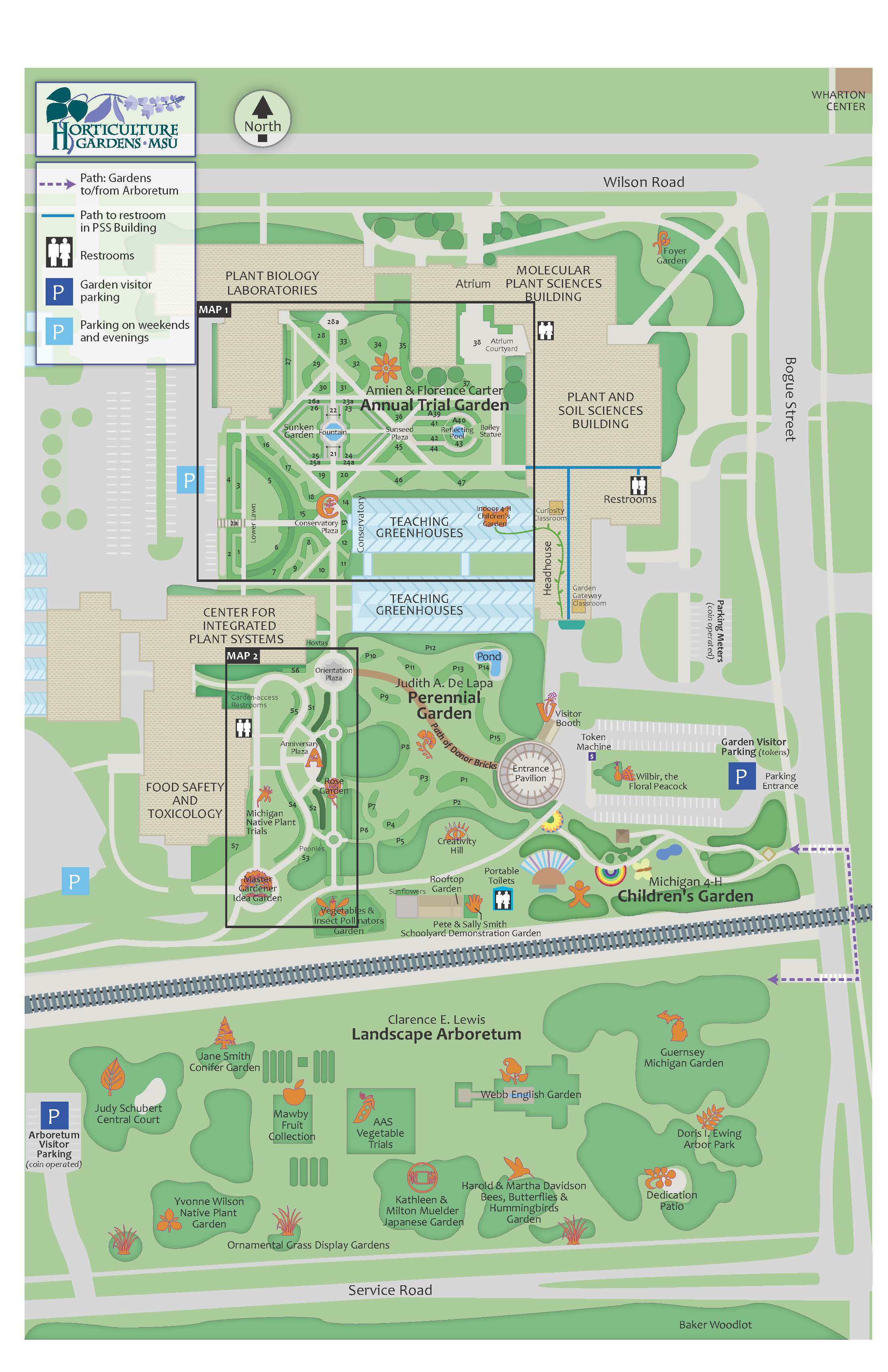 Gardens Map