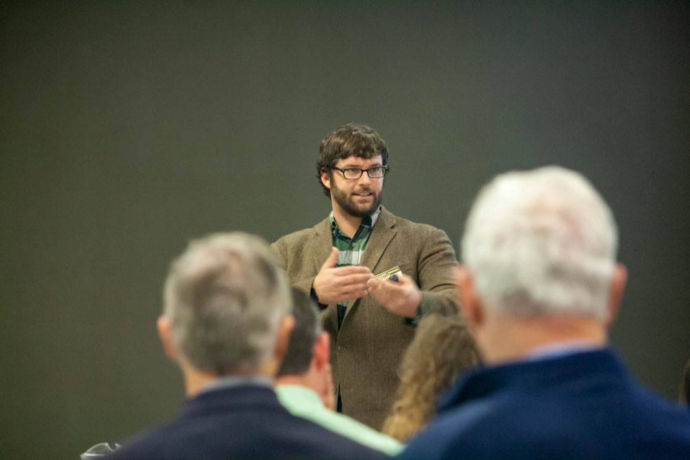 Trey Malone at the Michigan Agricultural Credit Conference