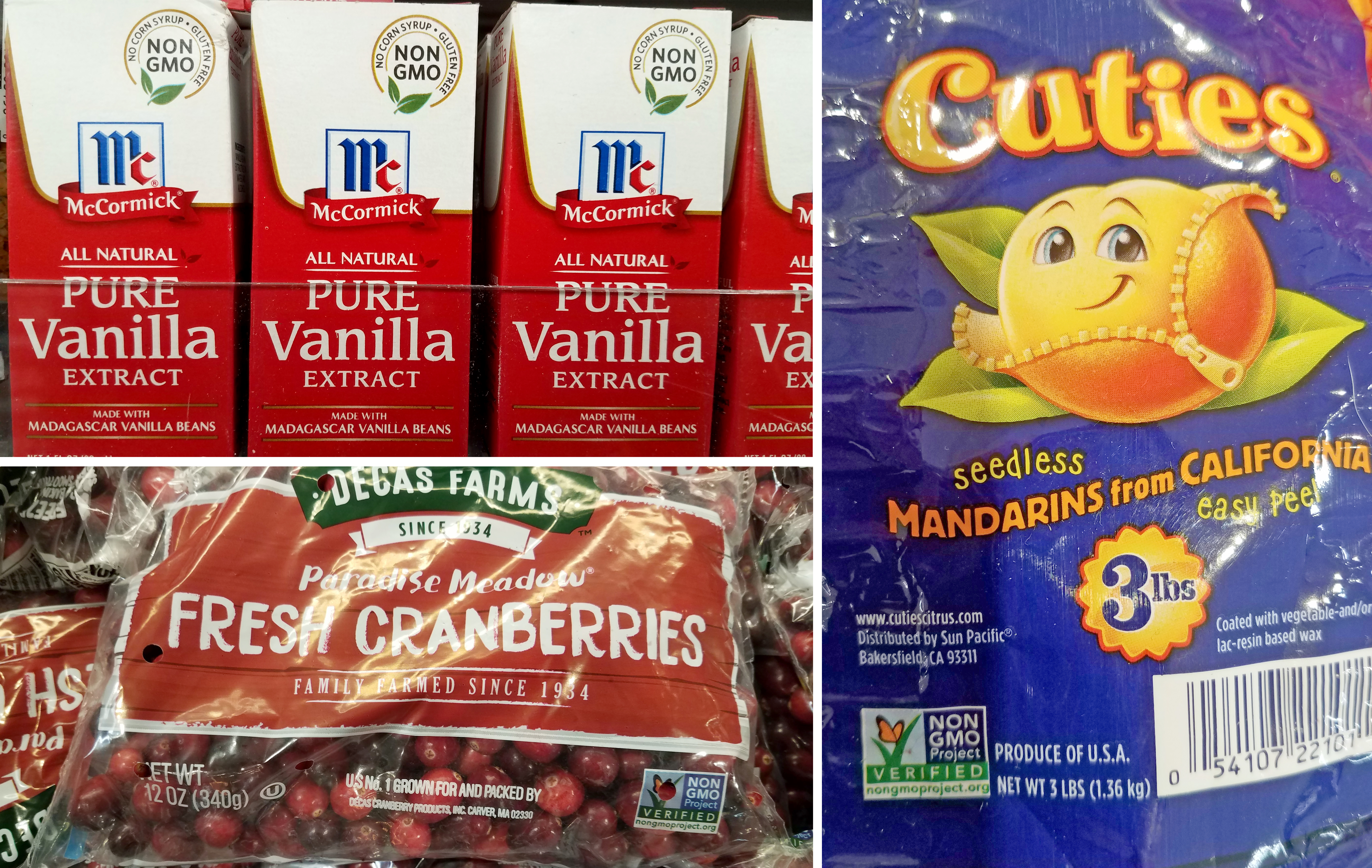 Common food items containing the Non-GMO Project label that currently have no GMO members