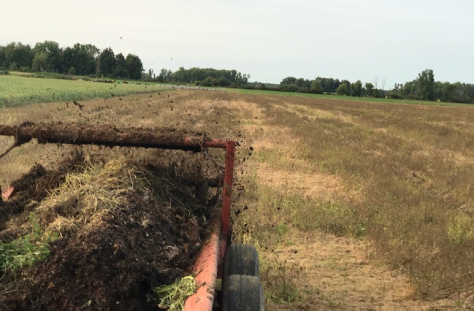 Tractor in field