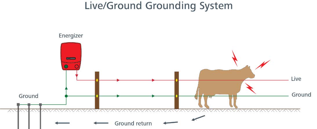 Image of a diagram for live grounding system
