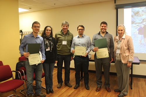 Winners and judges.