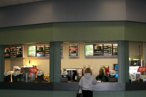 concession stand at Pavilion