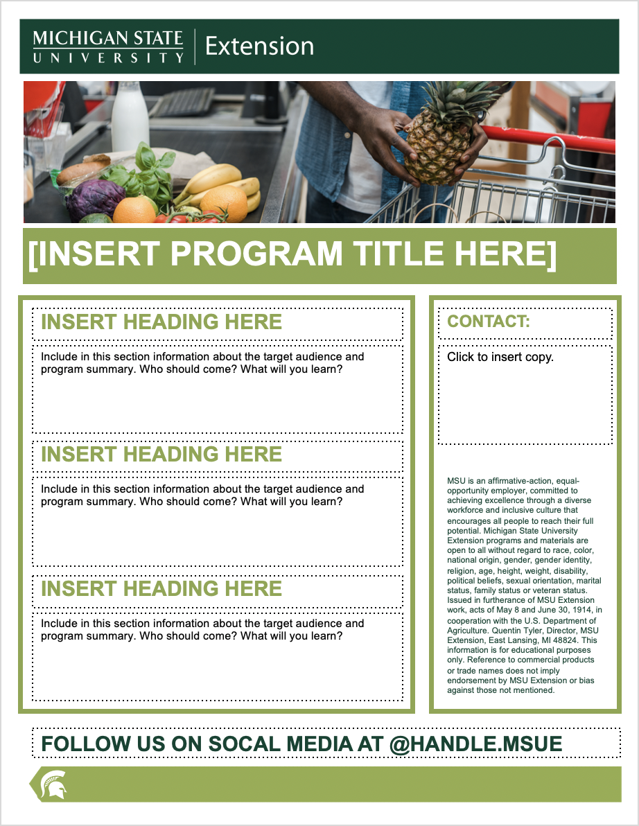 Msu Poster Template Msu Poster Template