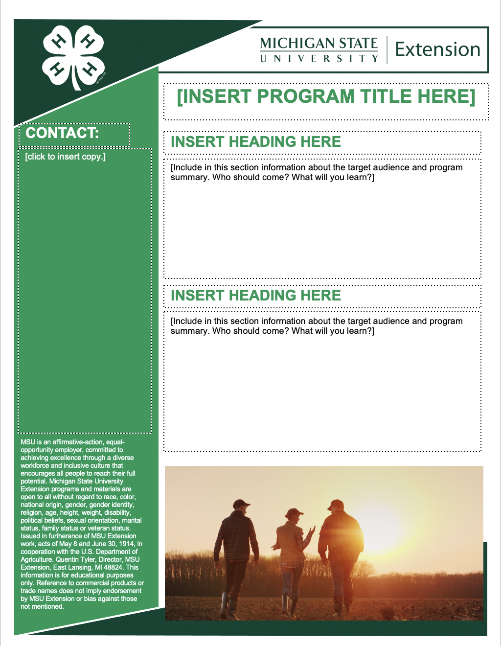 Msu Poster Template Msu Poster Template