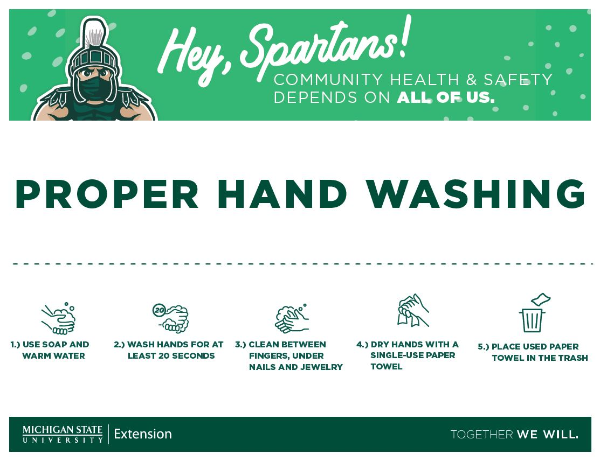 Thumbnail of proper handwashing sign.