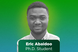 Grad Spotlight: Eric Abaidoo