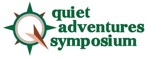 Quiet Adventures Symposium conference logo for March 2, 2024 event at MSU Livestock Pavilion in East Lansing, MI.