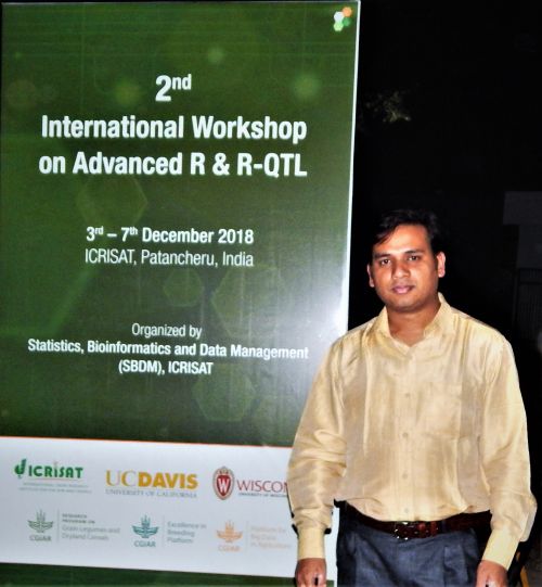 BHEARD scholar Md. Farhad at the 2nd International Workshop on Advanced R & R-QTL.