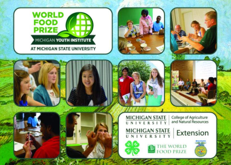 The third annual World Food Prize Michigan Youth Institute will be held on May 11. Youth in grades 8 - 12 are invited to attend.