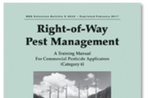 Right-of-Way Pest Management: Commercial Pesticide Applicators - Category 6 (E2043)